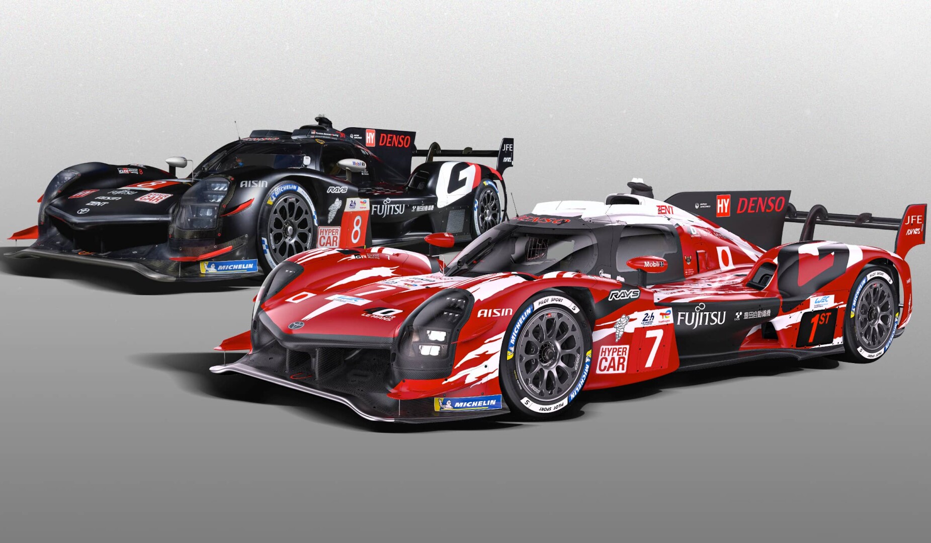 Toyota celebrates 40 years at Le Mans with iconic liveries inspired by the past and present 