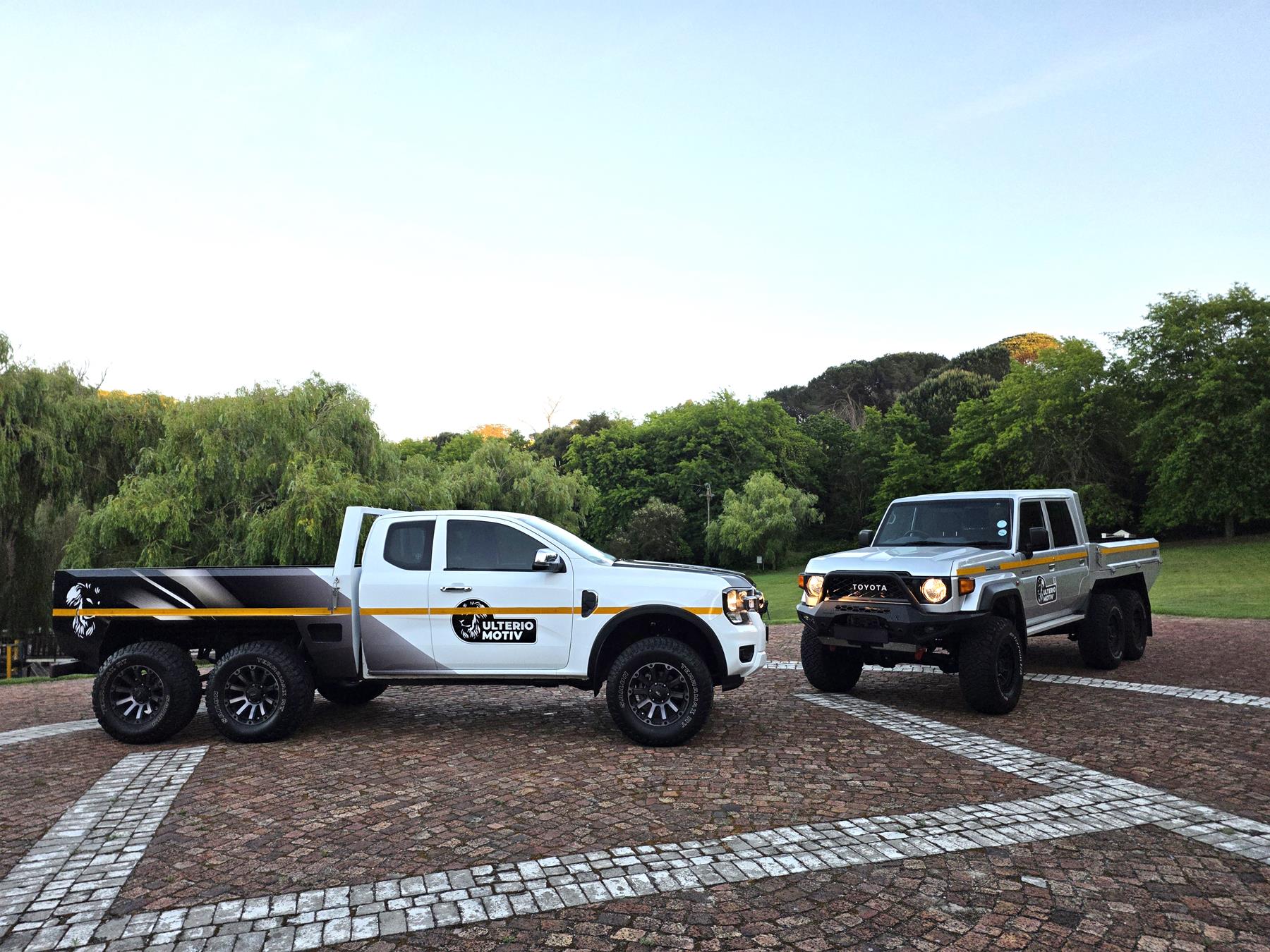 The 6x6 Toyota Land Cruiser 79 and 6x4 Ford Ranger driven!