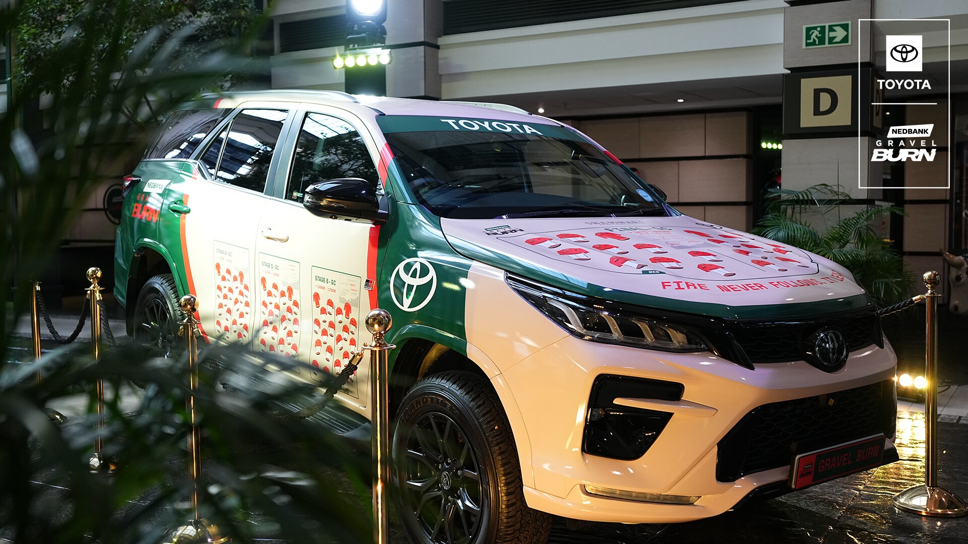 Toyota drives the inaugural Nedbank Gravel Burn with full fleet support for cyclists 