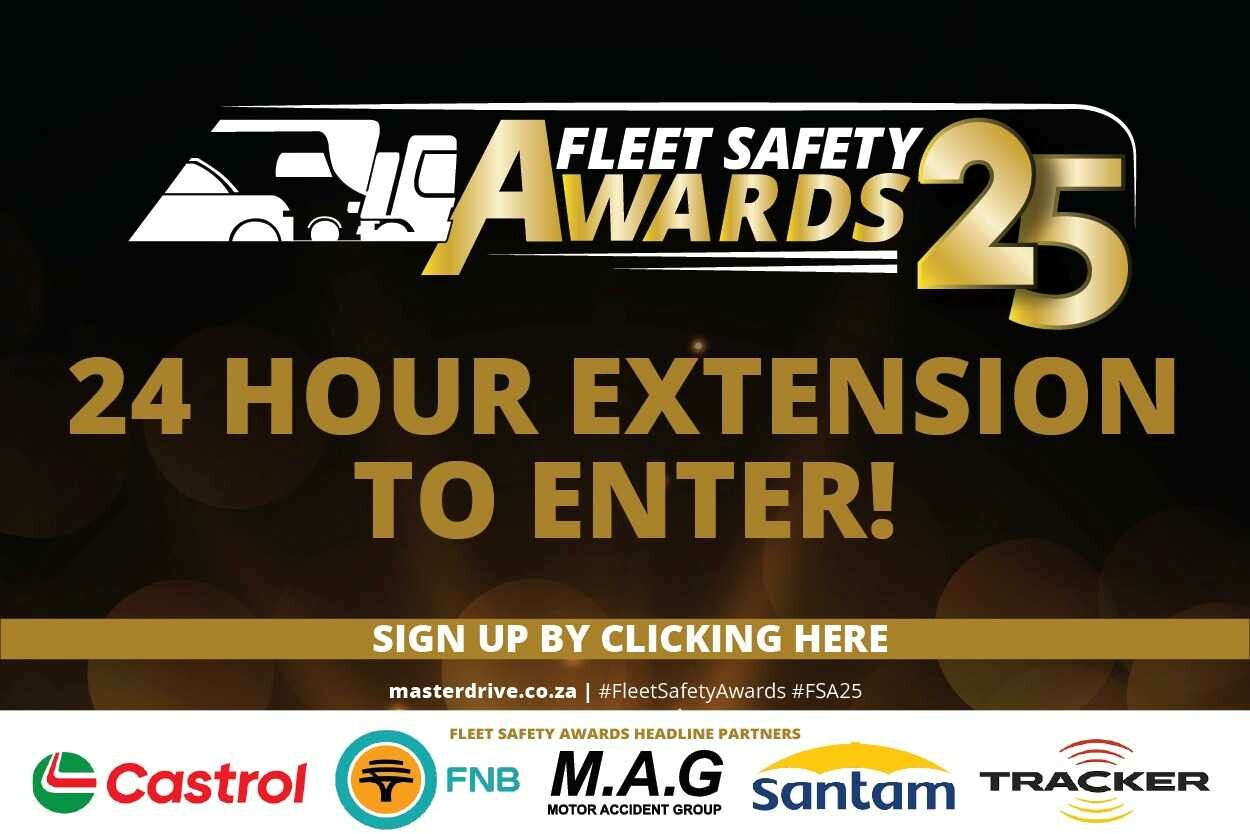24-Hour extension for Fleet Safety Awards 