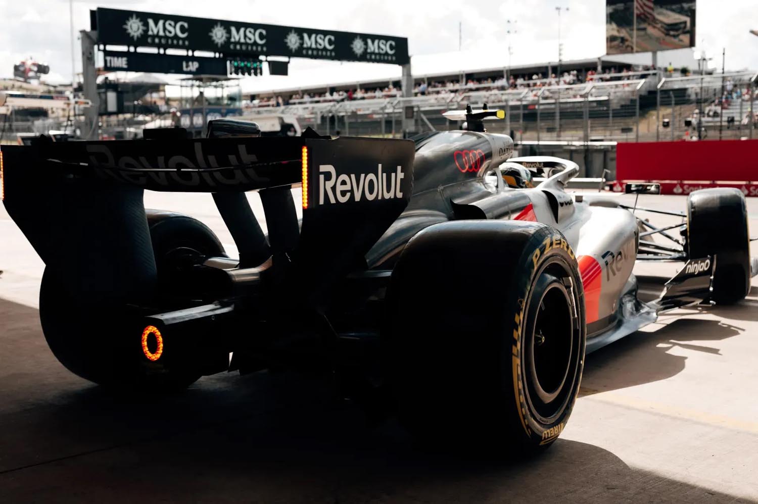 Audi Revolut F1 Team charges through the midfield with strong, consistent pace at US GP