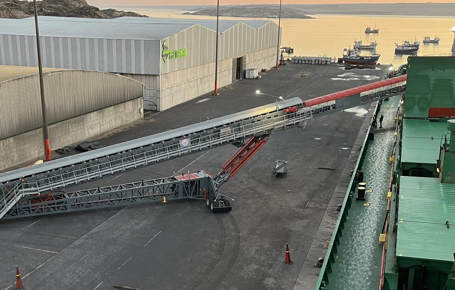 Astec completes delivery and commissioning of advanced ship loading system at Lüderitz Port
