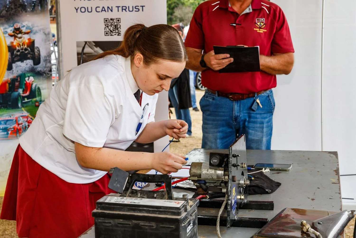 From competitor to mentor: First female Motor Mech champion returns to inspire Kariega's next generation
