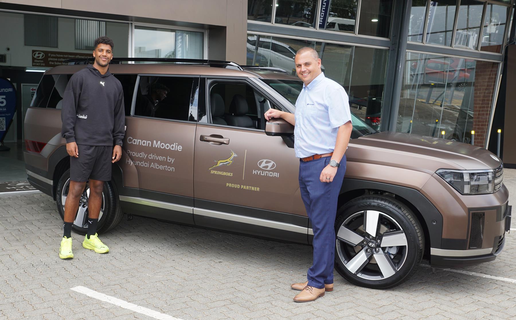 Hyundai Proudly Drives Rugby World Cup Winner, Canan Moodie