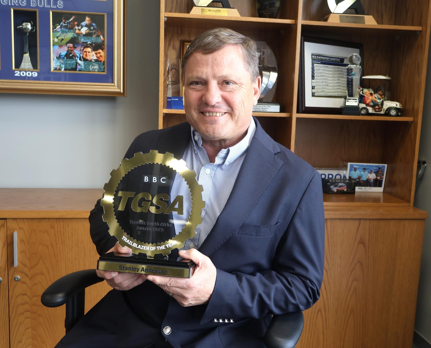 Stanley Anderson Named 2025 Trailblazer of the Year at TopGear Awards