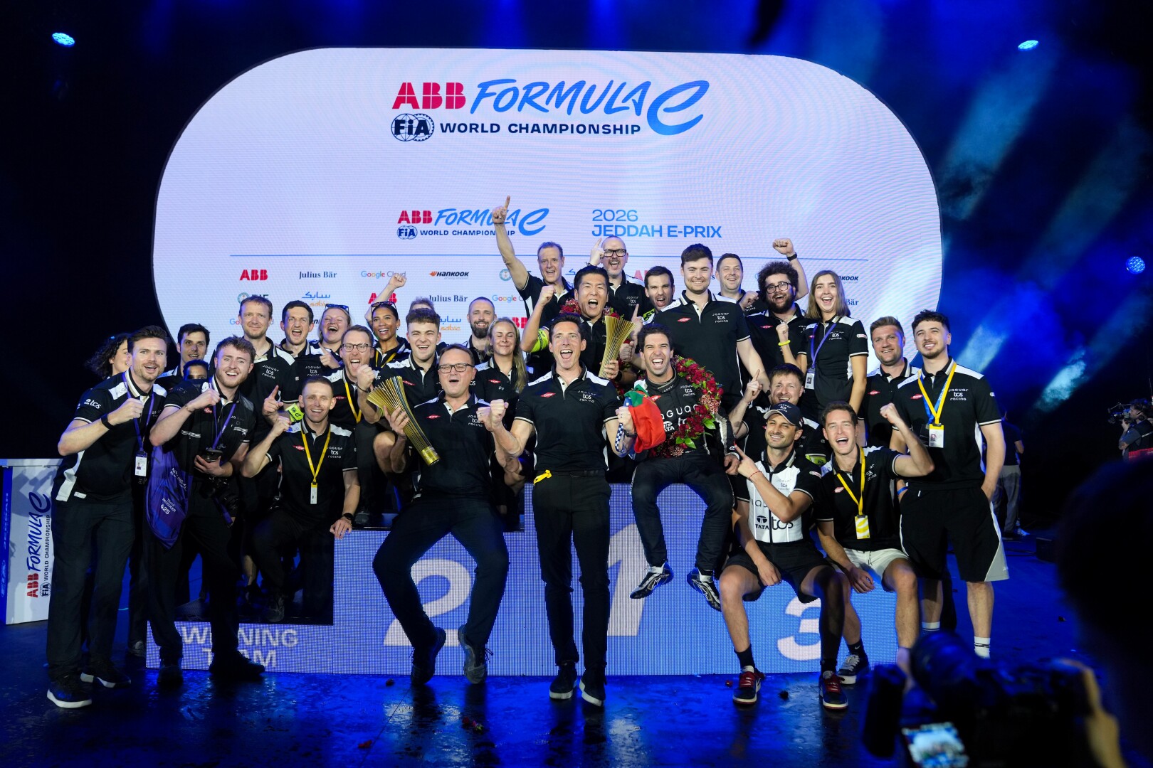 Jaguar TCS Racing becomes most successful team in Formula E history after António Félix da Costa wins in Jeddah 