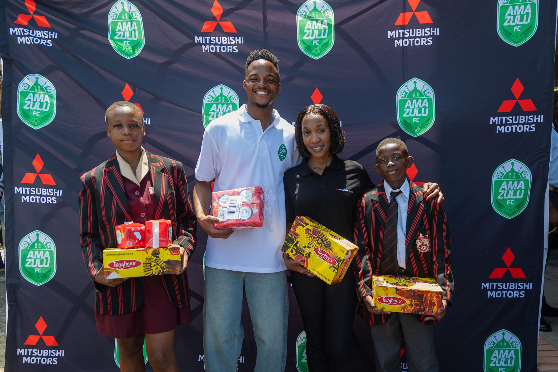 Mitsubishi Motors SA teams up with AmaZulu FC’s back to school campaign 