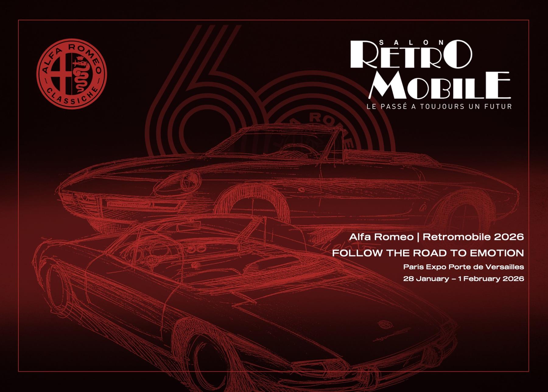 Alfa Romeo takes part in Retromobile 2026