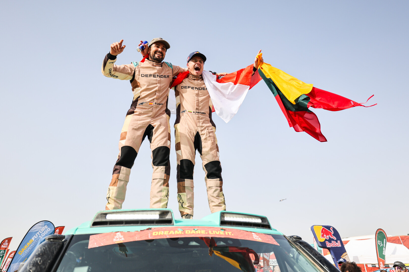 Defender Rally makes history with debut Dakar victory 