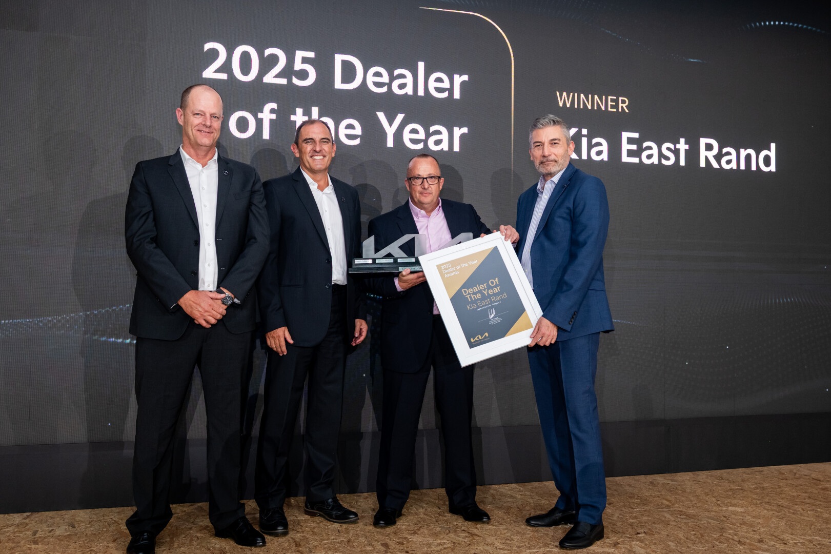 Kia East Rand takes top honours in the 2025 Kia Dealer of the Year Awards 