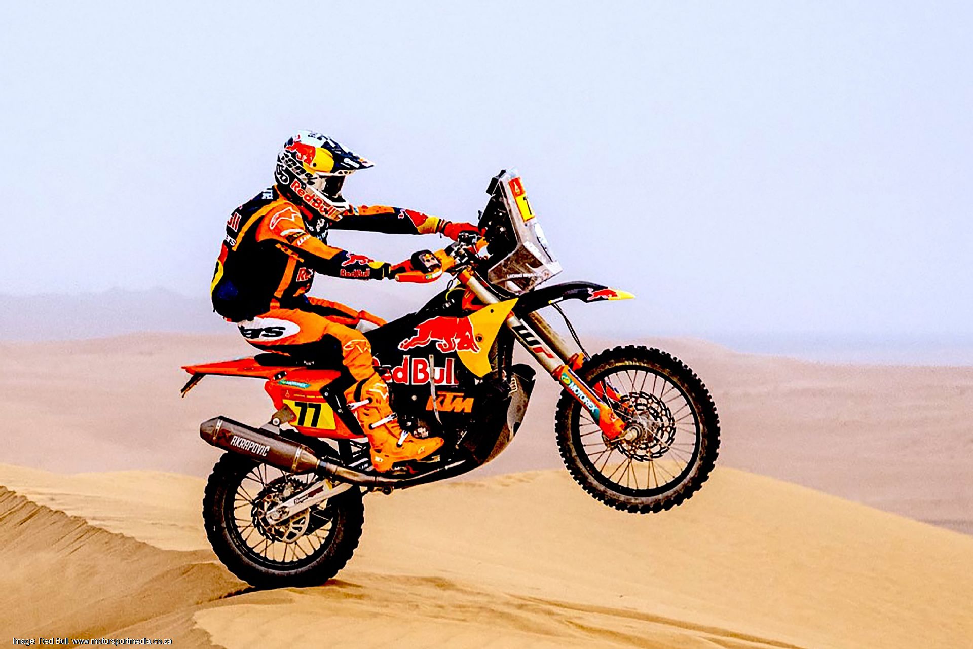 Dakar bikes going down to the wire