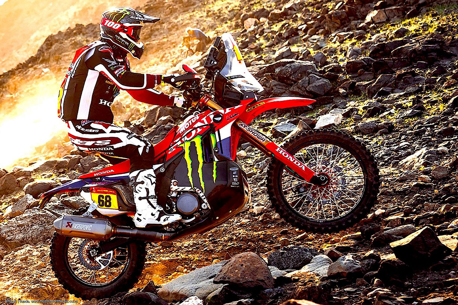 Honda strikes back on Dakar bike day 3