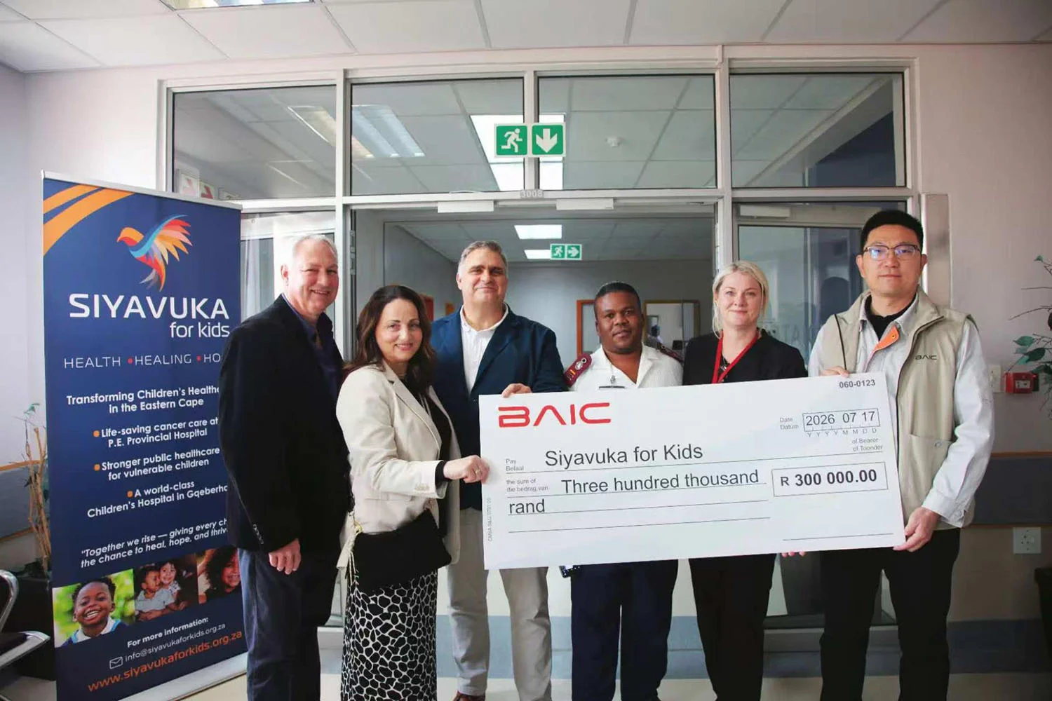 BAIC South Africa Partners with Siyavuka for Kids to Drive Hope Beyond the Road