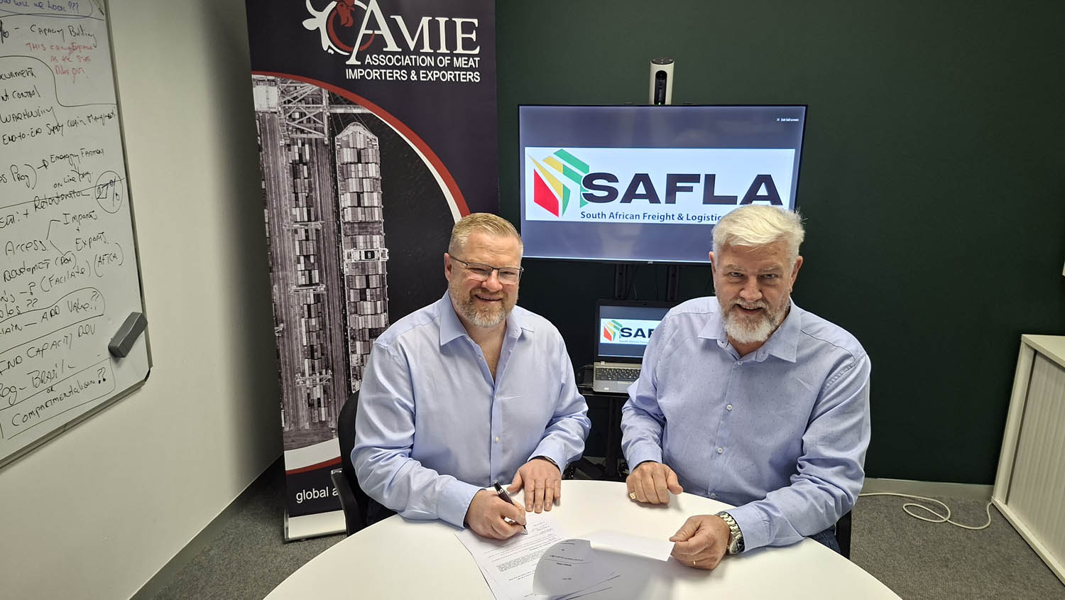 SAFLA and AMIE SA sign MoC to advance South Africa’s meat-trade logistics
