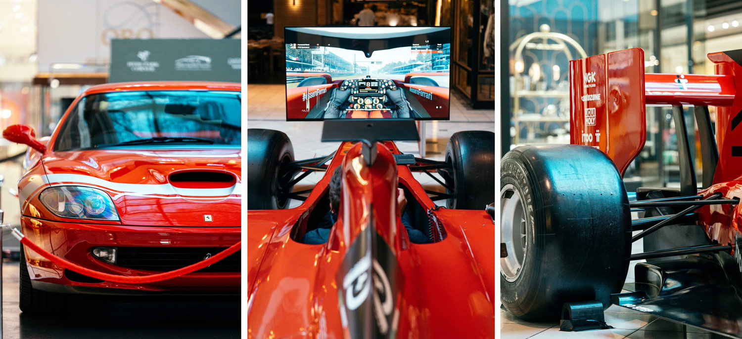 Hyde Park Corner brings F1 Simulator and Ferrari thrills to Centre Court this Father’s Day