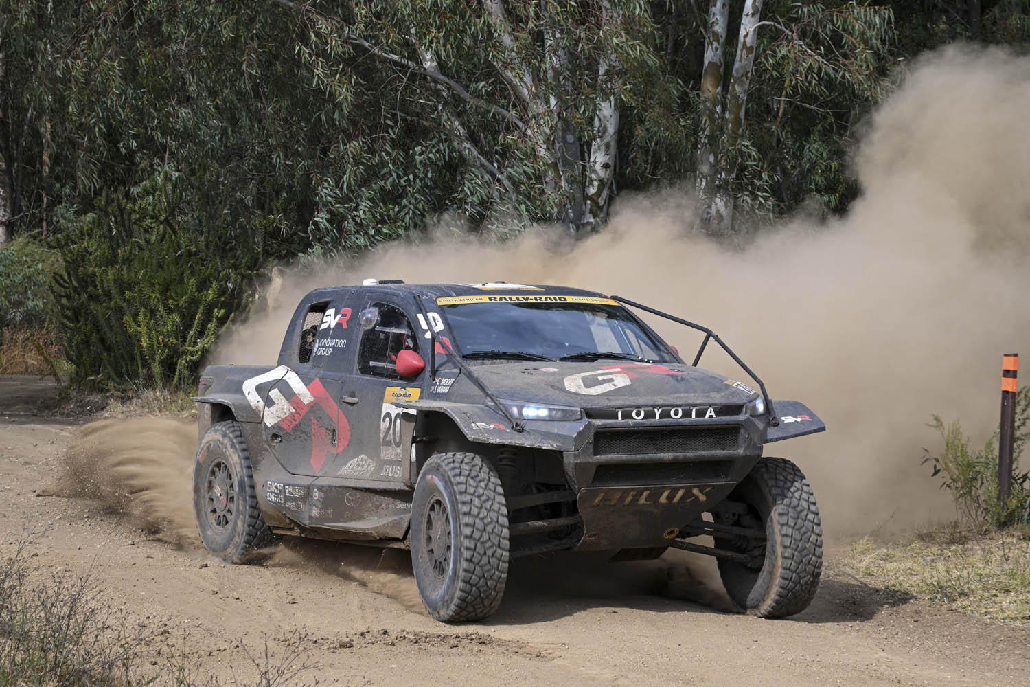First victory of the SA Rally-RAID season for Saood Variawa and navigator Charan Moore after a tough day and extremely close racing at INGCO Parys 400