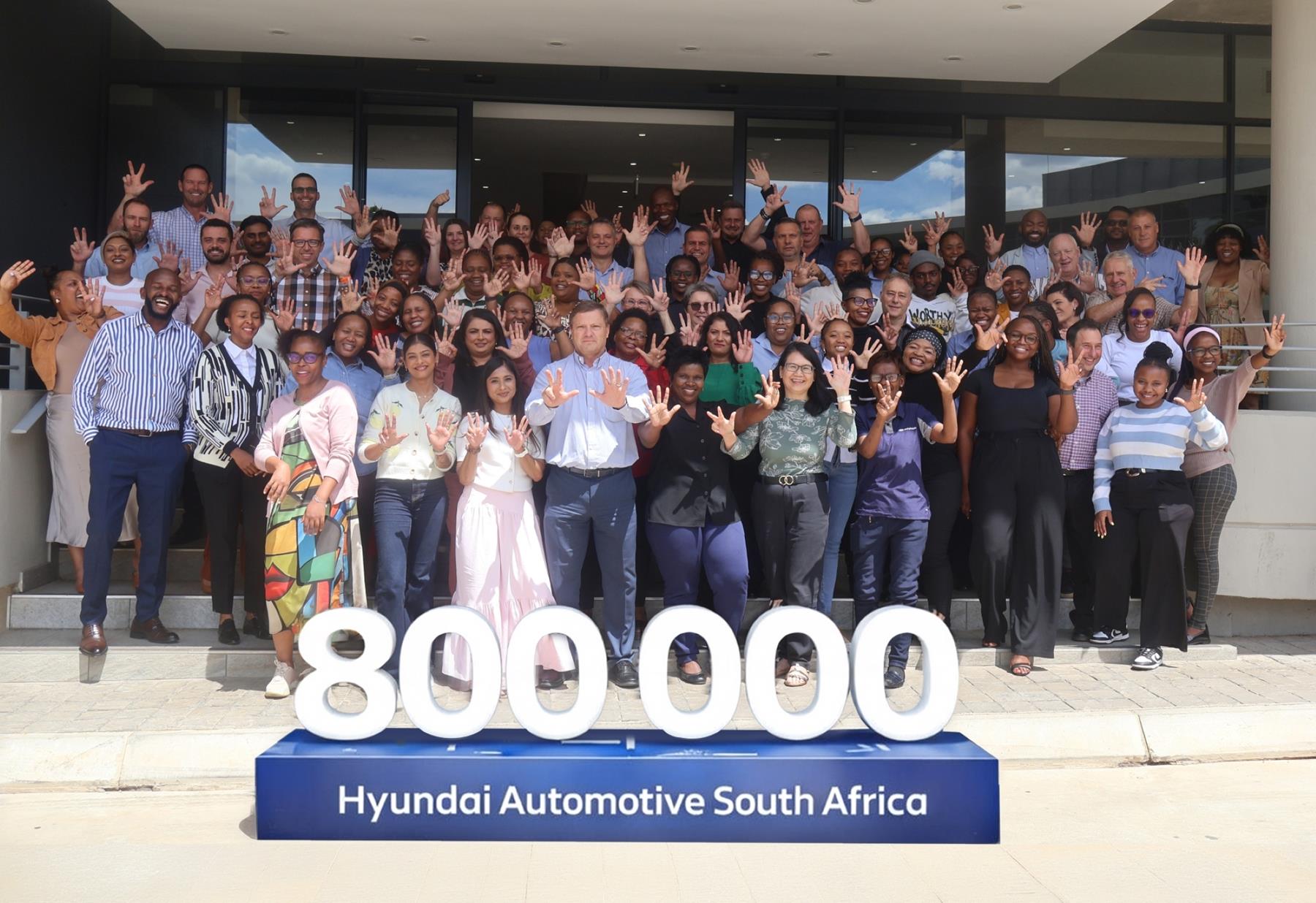 Hyundai Automotive South Africa Achieves Major Milestone: 800,000 Vehicles Sold in South Africa