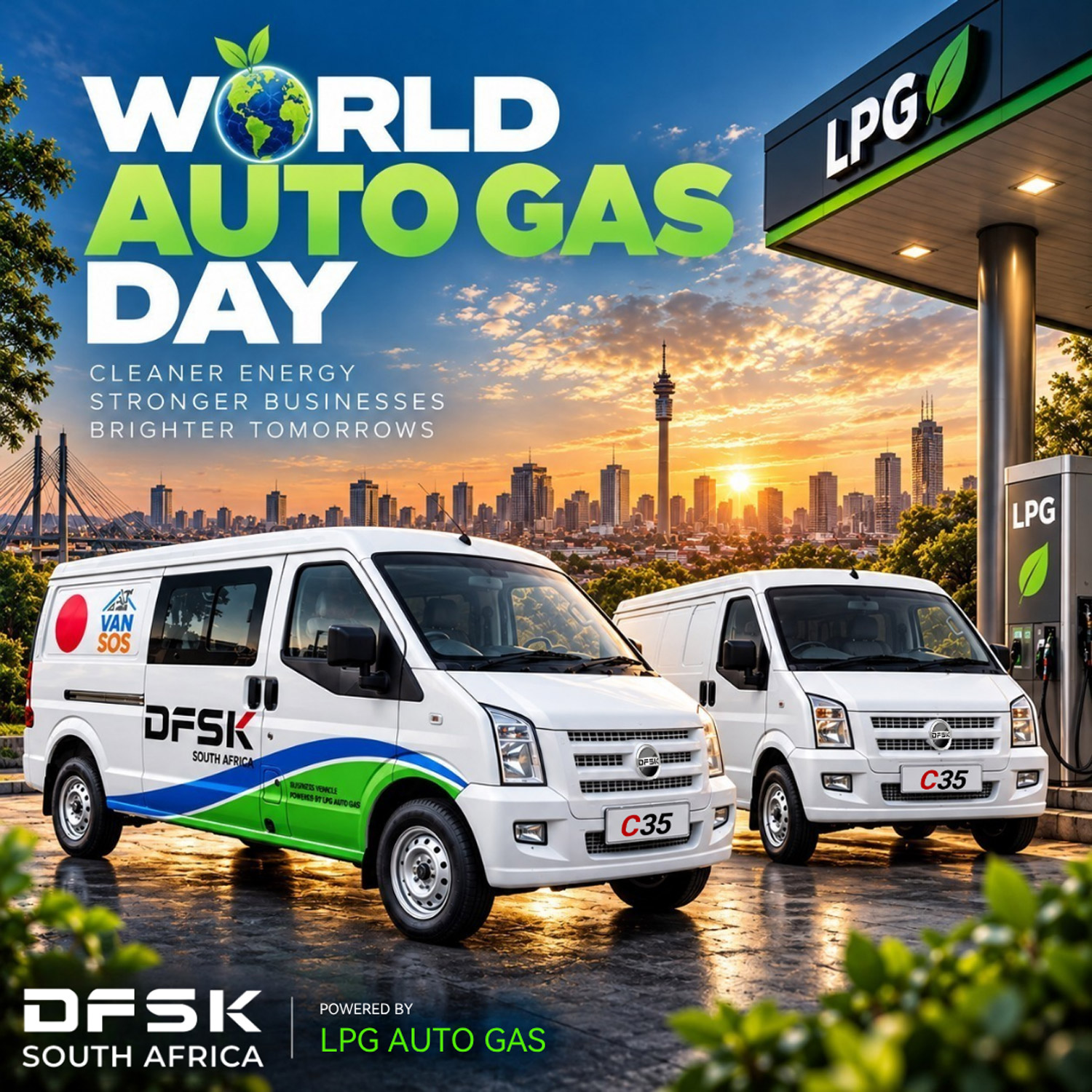DFSK South Africa celebrates World LPG Autogas Day as local businesses embrace fuel savings