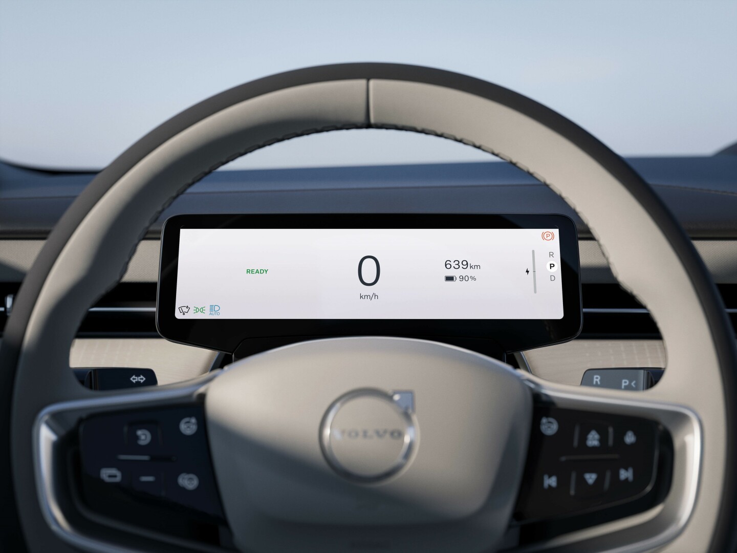 As a fully electric car with zero tailpipe emissions, the ES90 reflects Volvo Cars’ broader commitment to sustainability As a fully electric car with zero tailpipe emissions, the ES90 reflects Volvo Cars’ broader commitment to sustainability