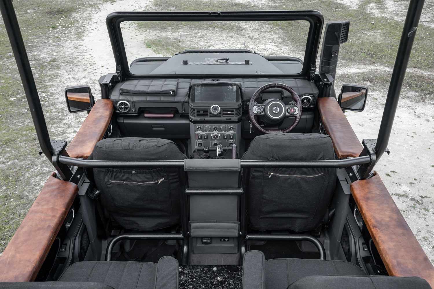 Available with between four and nine rear passenger seats, depending on the wheelbase. 