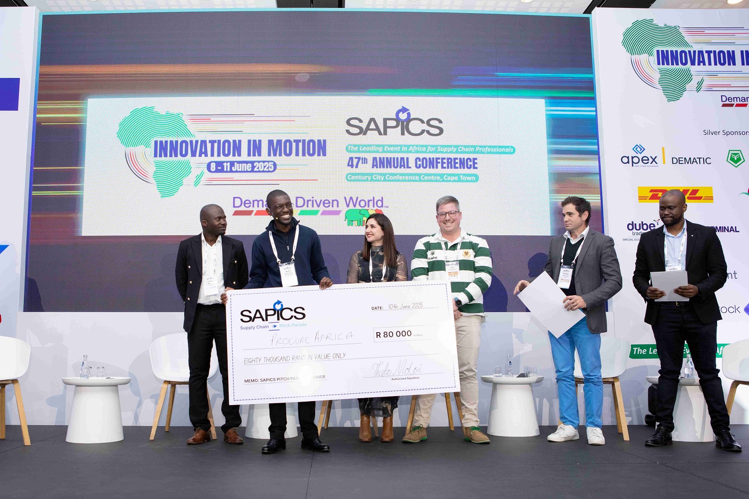 The top three were invited to attend the SAPICS Conference in Cape Town, with flights and accommodation included. Those who didn’t make the finals were awarded individual SAPICS memberships as a token of recognition. The top three were invited to attend the SAPICS Conference in Cape Town, with flights and accommodation included. Those who didn’t make the finals were awarded individual SAPICS memberships as a token of recognition.