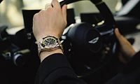 A bespoke Breitling Super Chronomat designed exclusively for Aston Martin Valhalla owners
