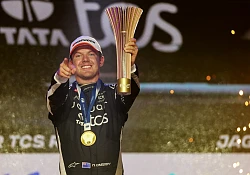 Jaguar TCS Racing secures second place in the Drivers’, Teams’ and Manufacturers’ FIA ABB Formula E World Championships following a dominant win from Nick Cassidy 