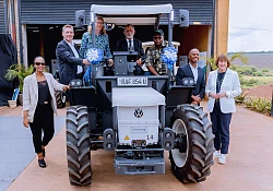 Pilot modern farming with e-tractors: Volkswagen Group Africa announces the start of operations of a multifunctional facility in Africa 