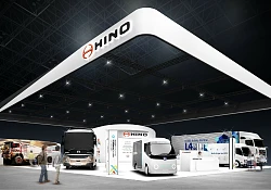 Hino gave several glimpses into the future at Japan Mobility Show