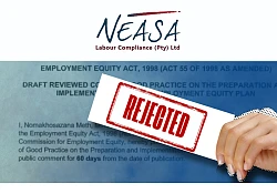 Employment Equity: EE Plan Draft Code Rejected