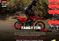 Honda Motor Southern Africa (Pty) Ltd. Showcases the Joy of Motorcycling at Honda Family Fun Day - 18 October