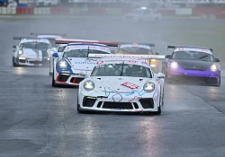 Monsoon conditions test drivers and riders to the limit at Killarney Raceway