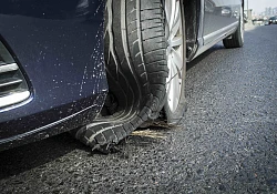 How to Manage a Car Tyre Blowout at High-Speed