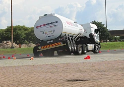 Simulate a truck rollover