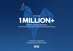 Renault Group reaches the Milestone of one million "Made in France" electric vehicles since 2010 