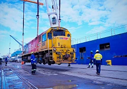 Traxtion welcomes first shipment of locomotives for South African service